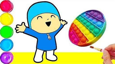 How To Draw Pocoyo Easily For Kids - Kipetu: Technology And Startup ...