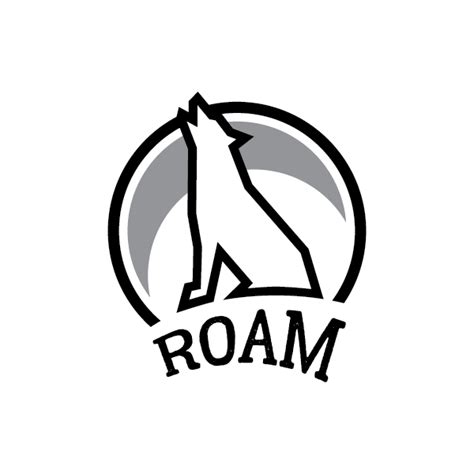 Roam—wolf Logo Design Logo Cowboy