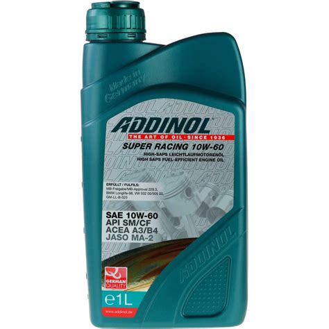 Addinol Super Racing 10w 60 1 Liter Motorcars