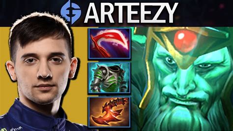 Wraith King Dota Gameplay Eg Arteezy With Desolator Cuirass Rank