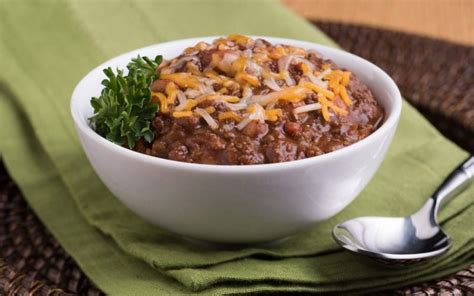 Chile con Carne (Beef & Turkey) with Beans USDA - Healthy School Recipes