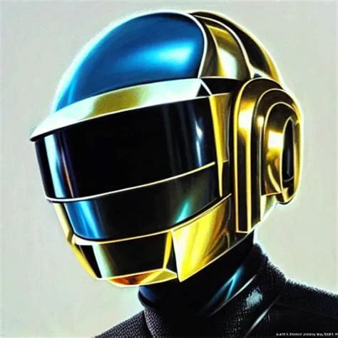 Daft Punk Close Up Portrait Art By Donato Giancola Stable Diffusion