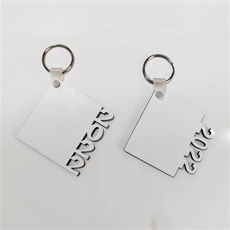 Double Sided Mdf Wooden Keychain For Sublimation Blank Blank