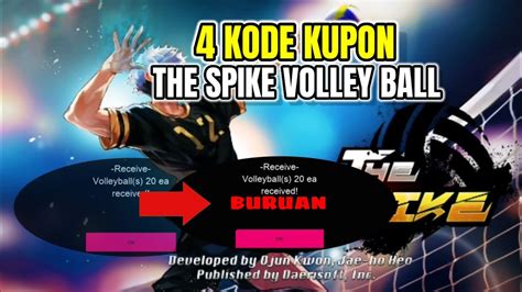 Bongkar Lagi Kode Kupon The Spike Volley Ball Terbaru Hari Ini