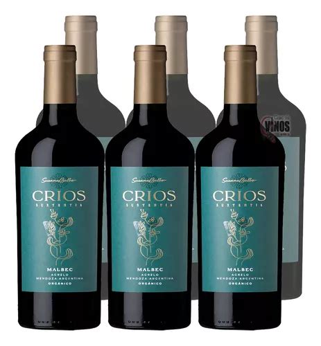 Vino Crios Sustentia Malbec Org Nico Caja X Unidades