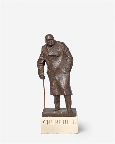 Bonhams Ivor Roberts Jones British 1916 1996 Sir Winston Churchill