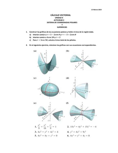 Sistemas De Coordenadas Febrero Clculo Vectorial Unidad Ii