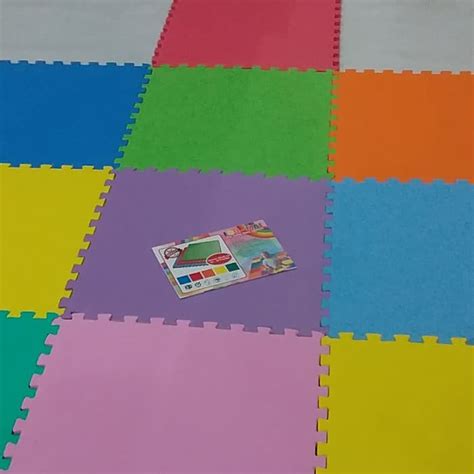 Jual Matras Puzzle Eva Foam Polos Alas Lantai Bayi Tikar Karpet