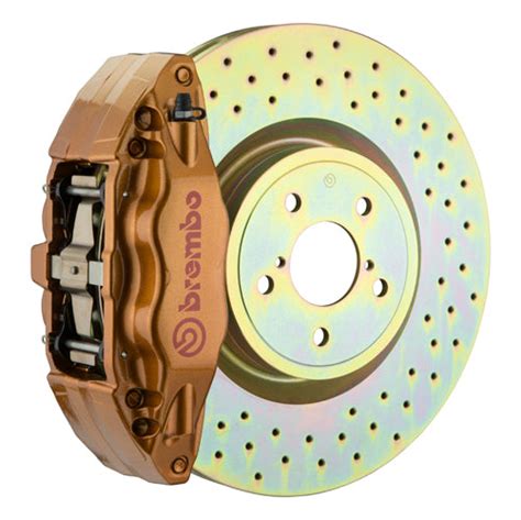 Brembo Gt Brake System Gold Calipers Front 4 Piston 326x30 Mm 1