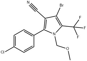 1H Pyrrole 3 Carbonitrile 4 Bromo 2 4 Chlorophenyl 1 Methoxymethyl