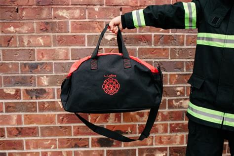 Firefighter Bag for all our gear - Embroidery Personalized - Little ...