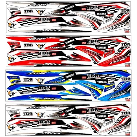 Jual Striping Mio Sporty Variasi Stiker Sticker Skotlet Scotlite Motor