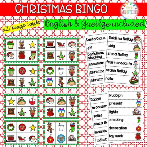 Mash Class Level Christmas Bingo