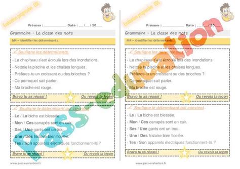 Identifier Les D Terminants Ce Evaluation Progressive Pdf