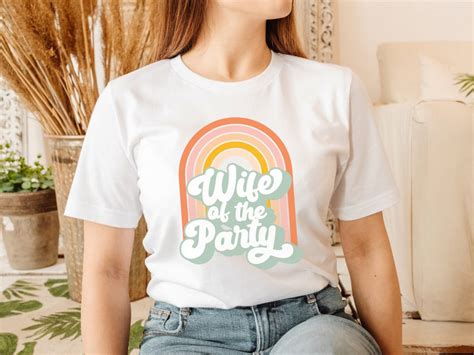 Retro Bachelorette Party Shirt Set Groovy Bridal Party Shirt Etsy