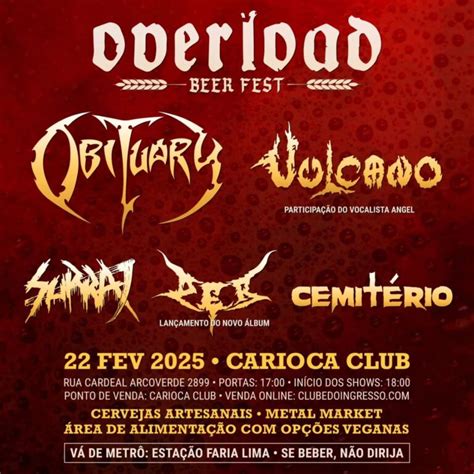 Vulcano Overload Beer Fest No Carioca Club Em S O Paulo