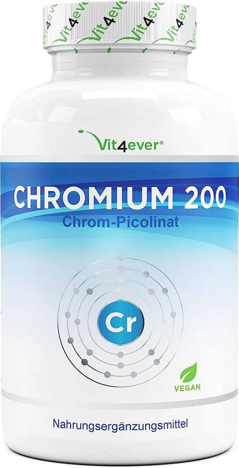 Chromium Picolinate Mcg Reines Chrom Je Tablette Tabletten