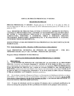 Preenchível Disponível O MUNICPIO DE MARING ESTADO DO PARAN