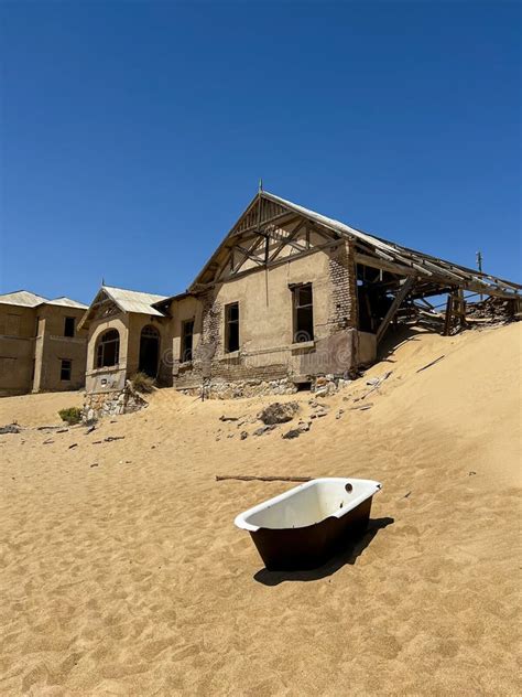 Abandoned City of Kolmanskop in Namibia. Ancient City, Sand in Desert ...