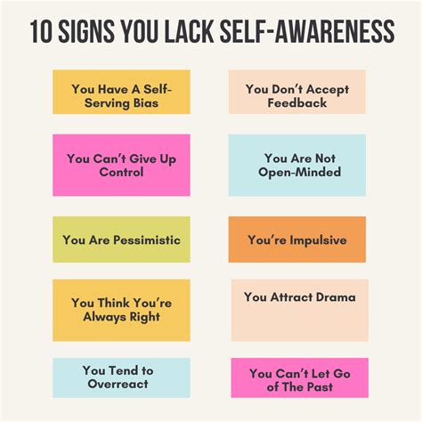 10 Signs You Lack Self Awareness With Tips To Cultivate Self Awareness