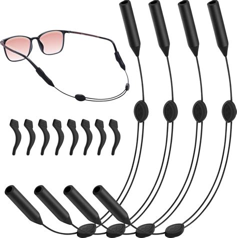 Adjustable Glasses Strap 4 Pack 14Inch Eye Glasses String Strap With