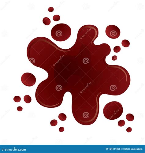 Blood Stain Background Vector Illustration Decorative Background