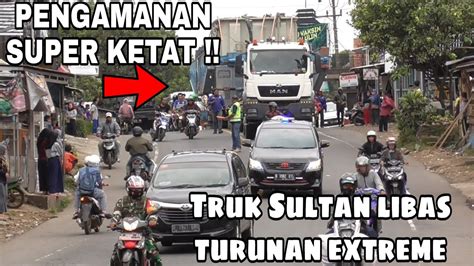 Viral Pengawalan Super Ketat Truk Pembawa Trafo 200 Ton Di Turunan