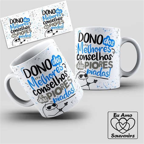 Caneca Flork Dono Dos Melhores Conselhos E Piores Piadas