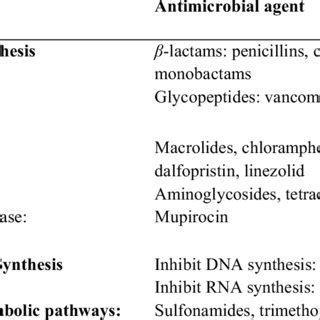 (PDF) Antimicrobial resistance: Mechanisms of action of antimicrobial ...