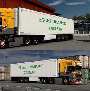 SCS Krone Cool Liner Knut Enger Transport Skin 1 47 ETS2 ETS2 Mody