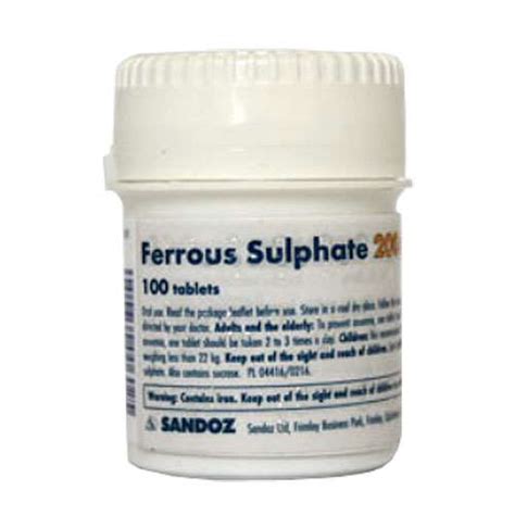 Ferrous Sulphate Tablets Mg Expresschemist Co Uk Buy Online