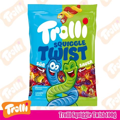 Trolli Squiggle Twist 100g Double Flavored Gummi Candies New Item Lazada Ph