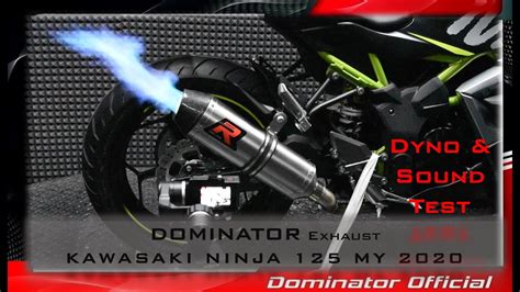 Kawasaki Ninja 125 My 2020 💥 Dyno 🔥 Pure Sound 🔊 Dominator 🎧hq Sound 🇵🇱