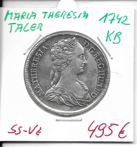 Taler Maria Theresia Kb Kremnitz Rdr Taler Rdr R Misch