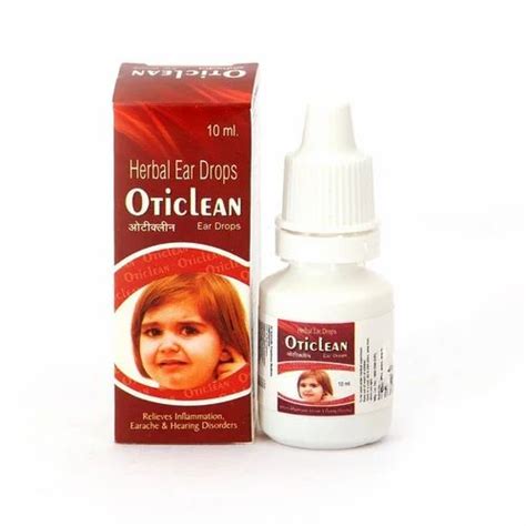 Ml Oticlean Herbal Ear Drops Packaging Type Box At Rs Box In