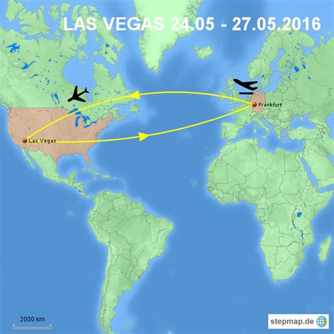 Stepmap Las Vegas Landkarte F R Welt