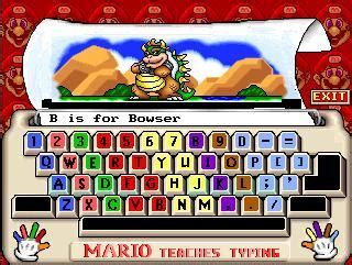 Mario Teaches Typing - Mario Wiki - Neoseeker