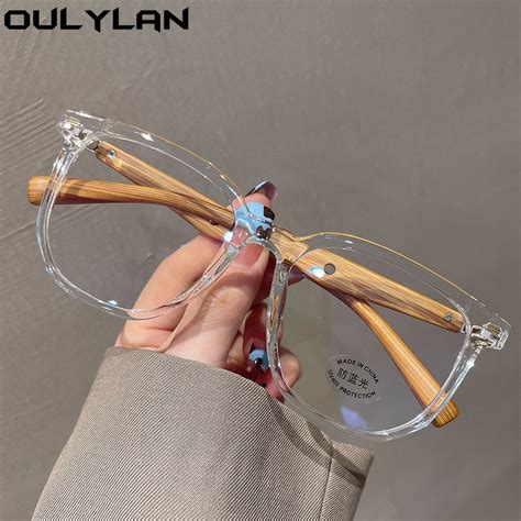 Oulylan Montura De Gafas Retro Tr Para Hombre Y Mujer Anteojos De