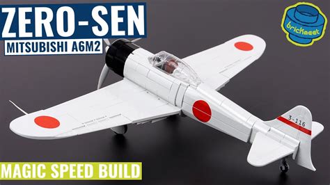 ZERO SEN Mitsubishi A6M2 COBI 5729 Speed Build Review YouTube