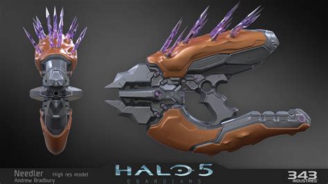 Halo 5 Needler, Andrew Bradbury | Halo 5, Art, Halo spartan armor