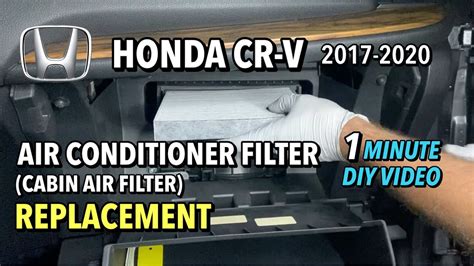 Honda Crv Cabin Air Filter Replace How To Change Your Cabin