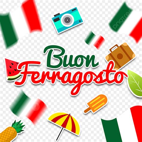 Buon Ferragosto Png Transparent Buon Ferragosto With Summer Element