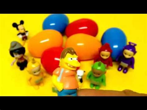 Lala Tutie Teletubbies Mickey Mouse And Surprise Eggs Youtube