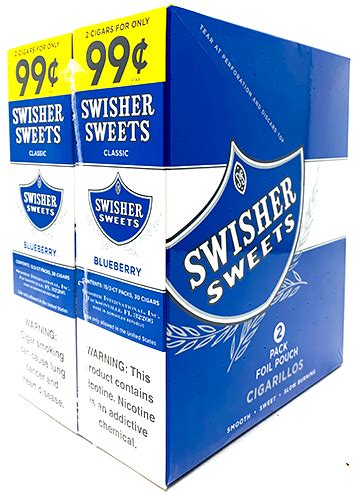 Swisher Sweets Cigarillos Blueberry | BuyLittleCigars.com