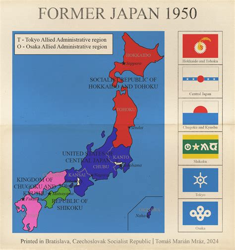 What if Japan was divided after WWII : r/imaginarymaps
