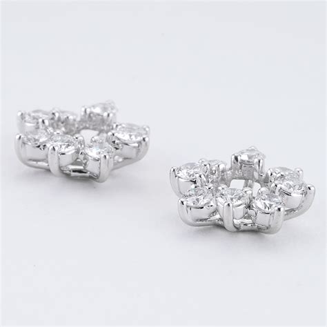 Tiffany Co Retired Diamond Earring Jackets In Platinum New York