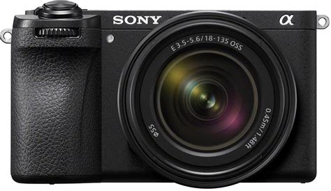 Sony Alpha 6700 APS C Mirrorless Camera With E 18 135 Mm Lens Black