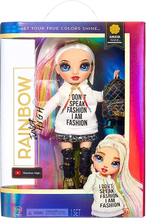 Rainbow High Junior High Series Amaya Raine Doll Mga Entertainment