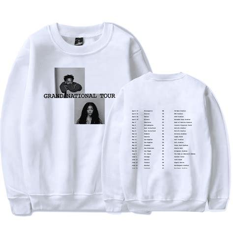 Kendrick Lamar Sza Merch Sweatshirt Grand National Tour Sweatshirts