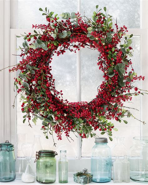 Mixed Berry Festive Foliage Christmas Wreaths And Garlands Christmas